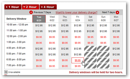 bakersfield grocery delivery 2 hour window